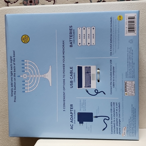 Rite Lite LED Menorah - Picture 3 of 3